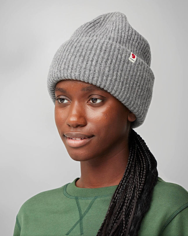 Bonnet Fjällräven Heavy Beanie - Noir classique