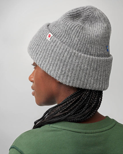 Bonnet Fjällräven Heavy Beanie - Noir classique