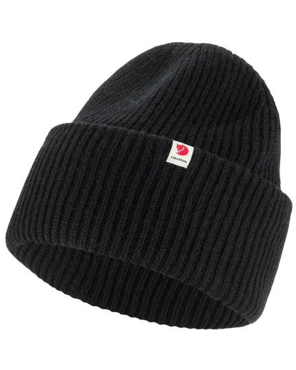 Bonnet Fjällräven Heavy Beanie - Noir classique