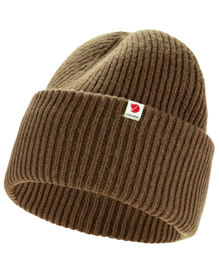 Bonnet Fjällräven Heavy Beanie - Chêne foncé