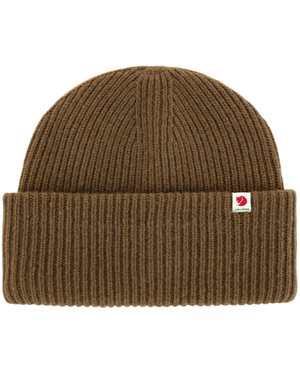 Bonnet Fjällräven Heavy Beanie - Chêne foncé