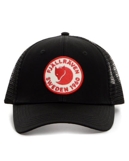 Fjallraven 1960 Logo Langtradarkeps - Noir | Casquette de style rétro