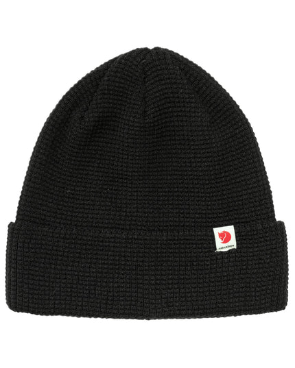 Bonnet Fjällräven Tab - Noir - Accessoire classique pour temps froid