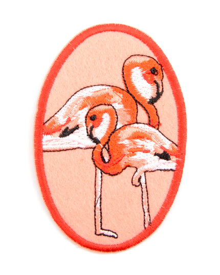Écusson thermocollant - Flamants roses