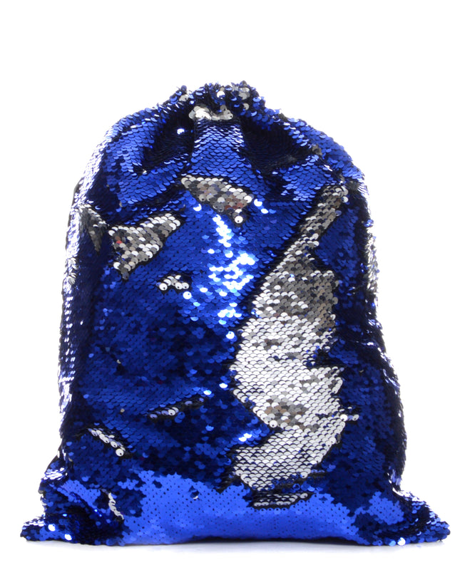 Sac de sport à paillettes - Bleu