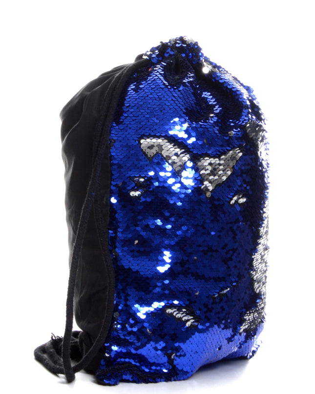 Sac de sport à paillettes - Bleu