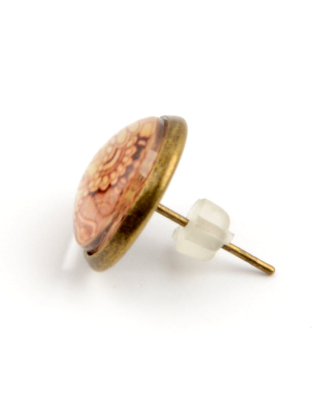 Boucles d'oreilles décoratives folk