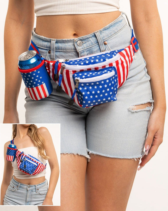 Freedom Fanny Pack w/ Drink Holder