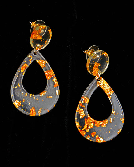 Boucles d'oreilles transparentes - Pendantes