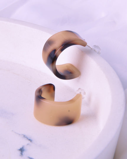 Boucles d'oreilles - Ambre | Couleur Latte