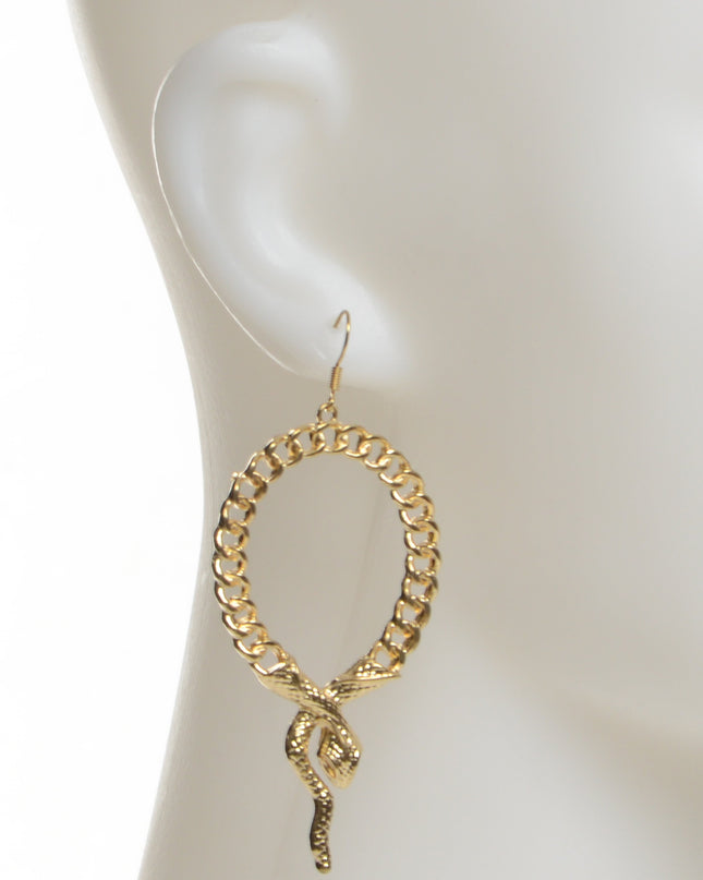 Boucles d'oreilles - Serpent