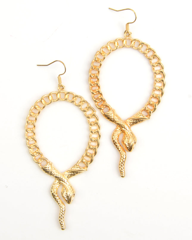 Boucles d'oreilles - Serpent