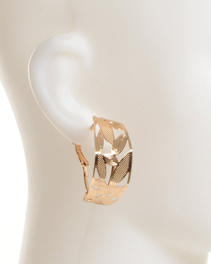 Boucles d'oreilles - Feuille