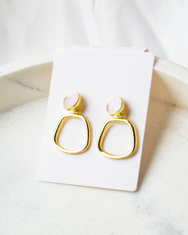 Boucles d'oreilles - Forme pastel