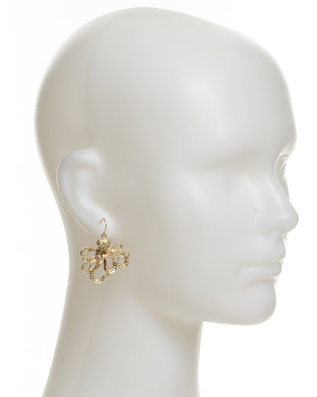 Boucles d'oreilles - Pieuvre