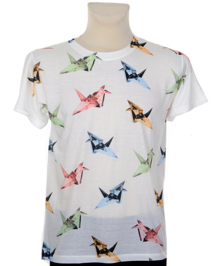 T-shirt - Motif origami pour hommes et femmes