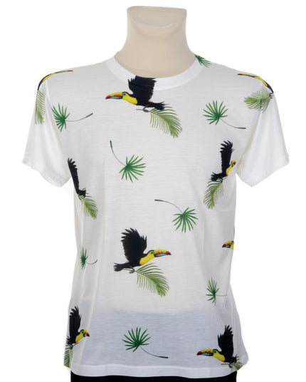 T-shirt à motif toucan en vente pour hommes, femmes et enfants