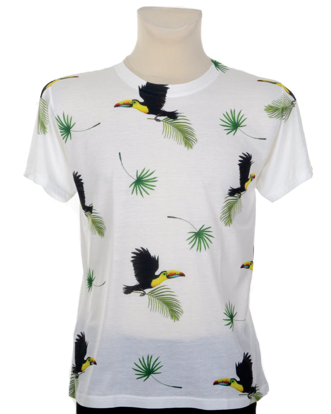 T-shirt à motif toucan en vente pour hommes, femmes et enfants