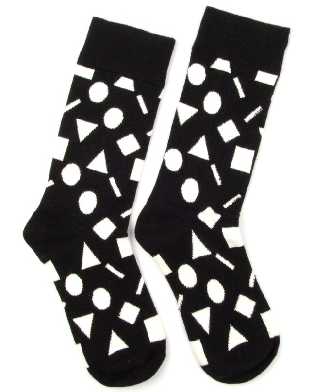 Fun Christmas Socks - Shapes Design