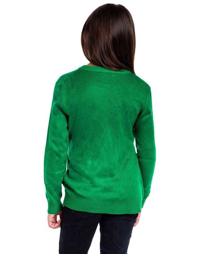 Girl's Pizza Tree Sweater