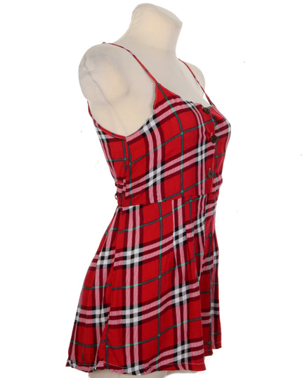 Combinaison à boutons - à carreaux I