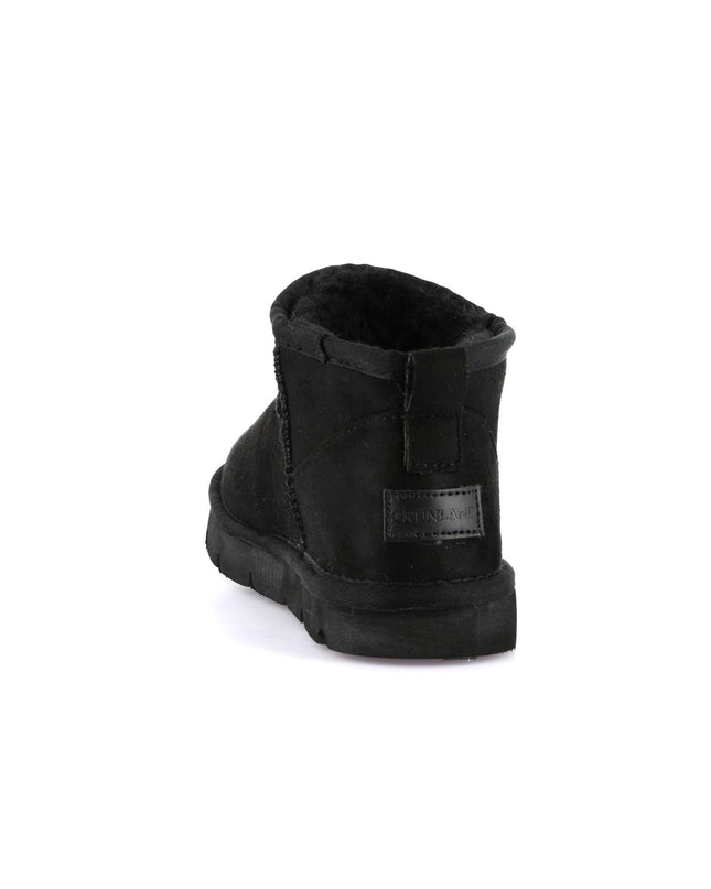 Bottes extra courtes pour femmes Grünland - Noir | Style chic pour les fêtes