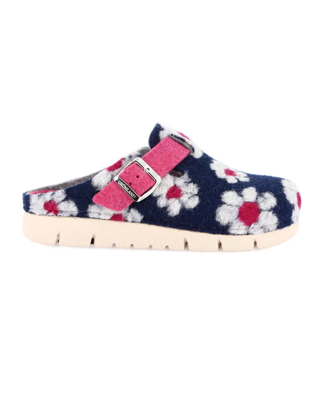 Pantoufles Grünland HATE pour femmes - Bleues | Confortables et élégantes pour Noël