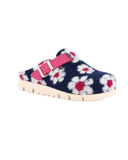 Pantoufles Grünland HATE pour femmes - Bleues | Confortables et élégantes pour Noël