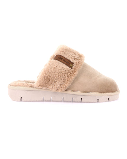 Pantoufles pour femmes Grünland LOXI - Beige | Chaussures festives et confortables