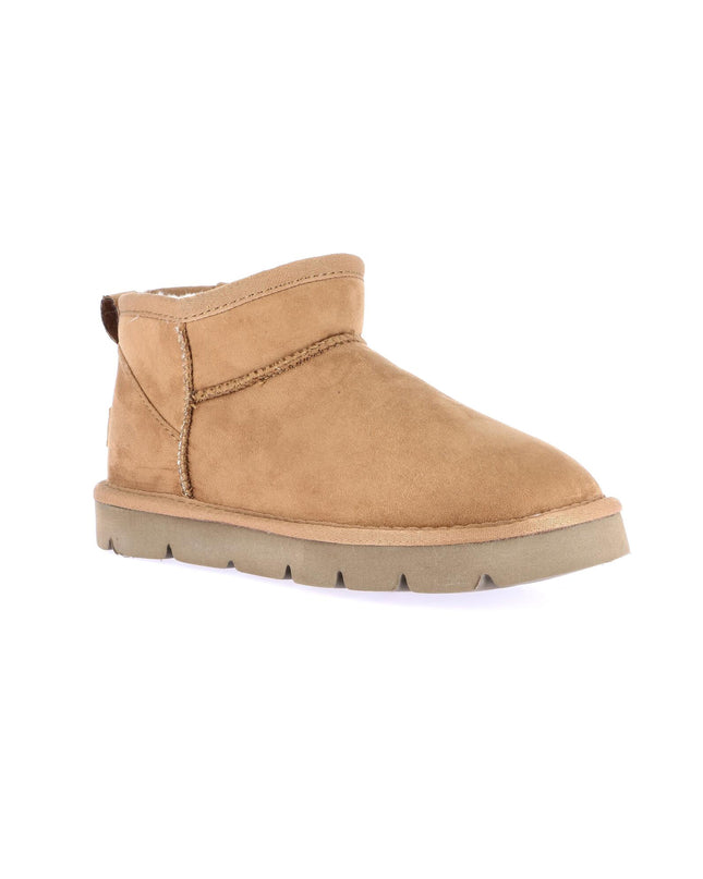 Bottes extra courtes pour femmes Grünland - Cuoio | Confortables et tendance pour Noël