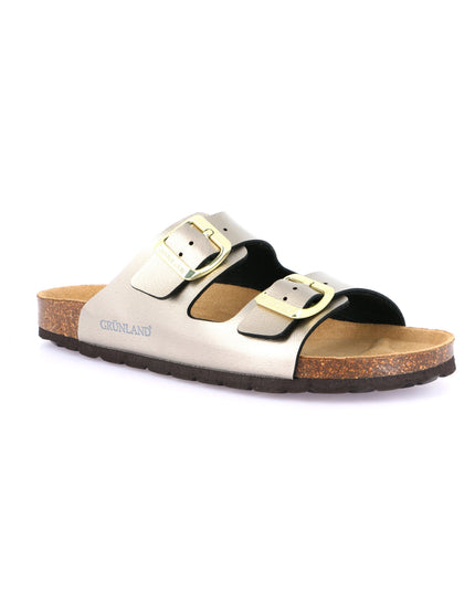 Grünland Champagne Double Sangle Chaussons Femme