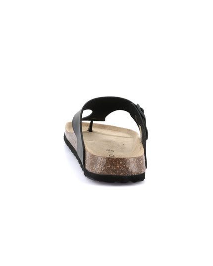 Tongs Grünland noires pour hommes