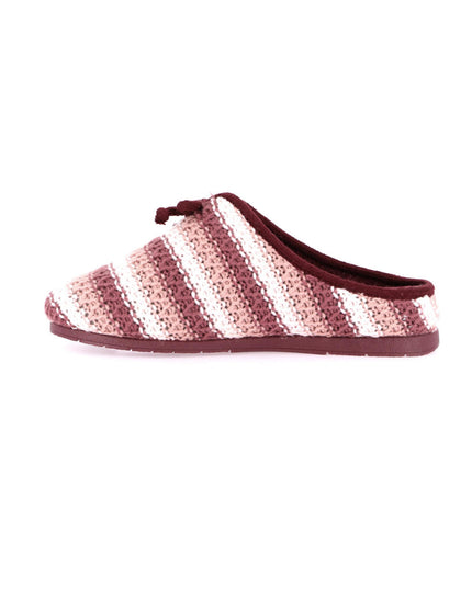 Pantoufles femme Grünland ADRA - Bordeaux Multicolore | Confortables et élégantes pour les vacances