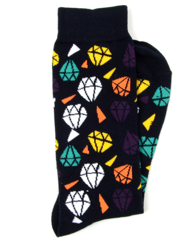 Chaussettes de Noël amusantes - Motif diamant Zokni