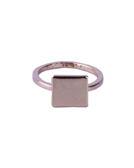 Bague carrée en filigrane