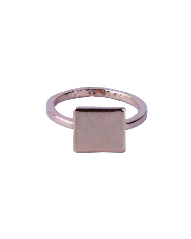 Bague carrée en filigrane