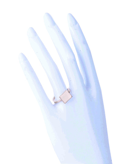 Bague carrée en filigrane