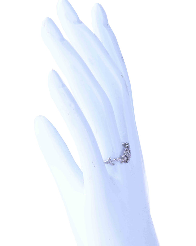 Bague en filigrane de feuilles