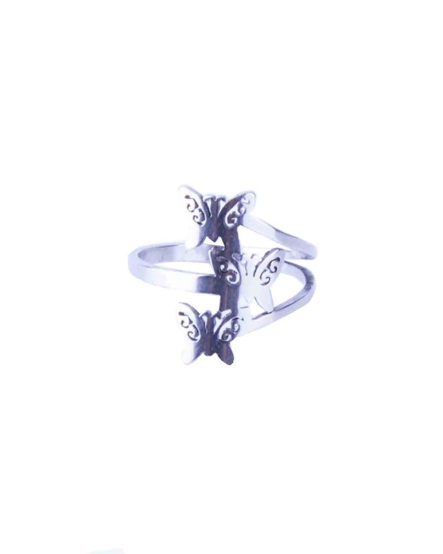 Bague papillon en filigrane