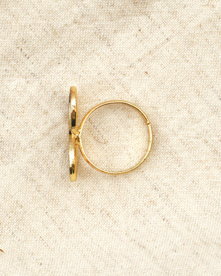 Petite bague infini noire