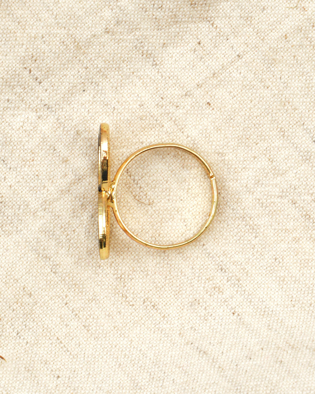 Petite bague infini noire