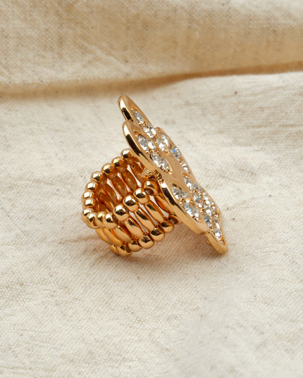 Bague - Empreinte de patte en pierre précieuse