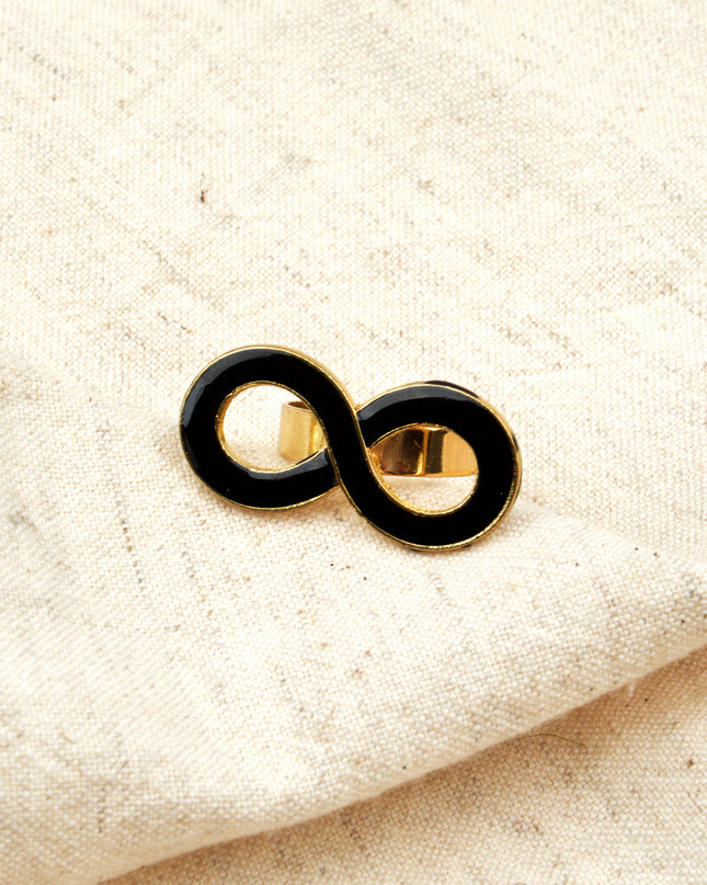 Grande bague infini noire