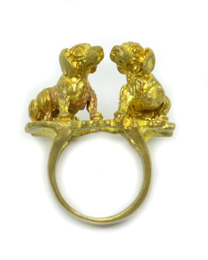 Anneau en cuivre pour teckel