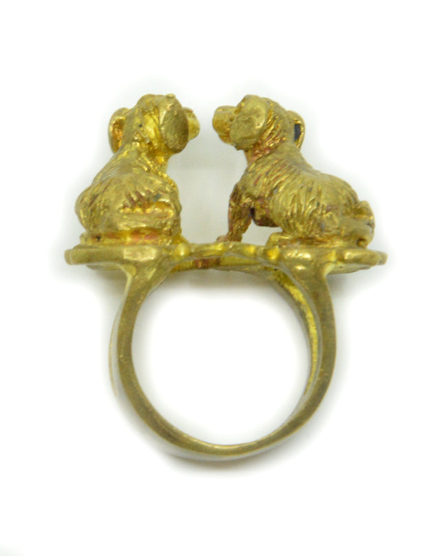 Anneau en cuivre pour teckel