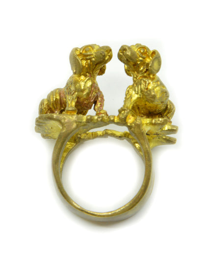 Anneau en cuivre pour teckel