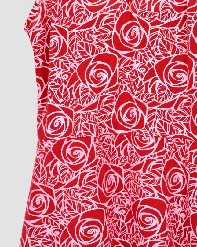 Robe Oignon - Rose - Rouge