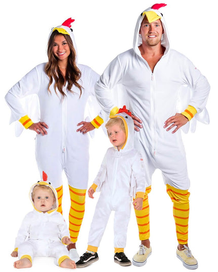 Matching Chicken Family Costumes