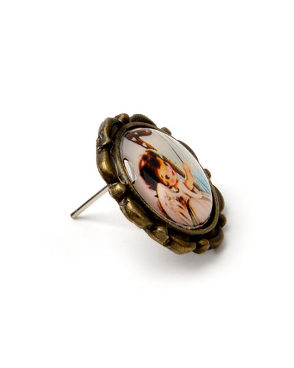 Boucles d'oreilles motif ange