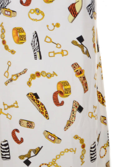 Robe longue vintage blanche